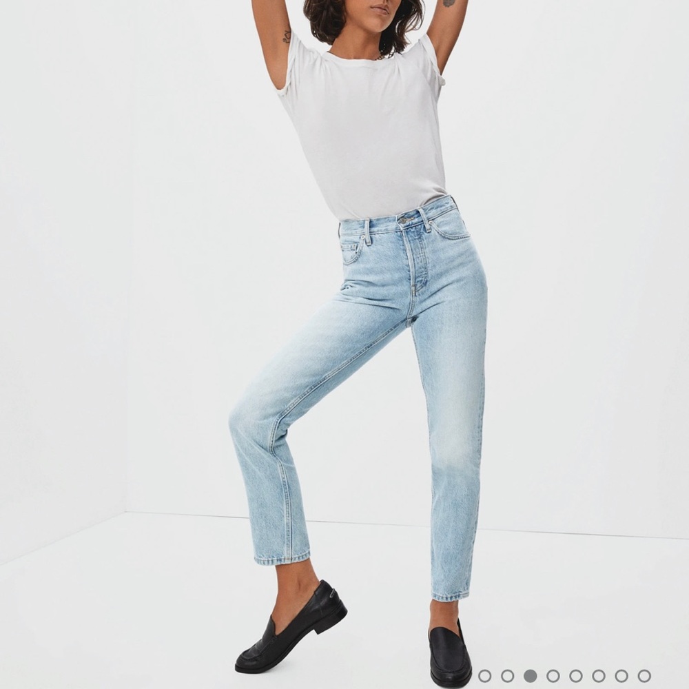 Everlane The 90s Cheeky Jean 28 Ankle Vintage Sunbleached Blue